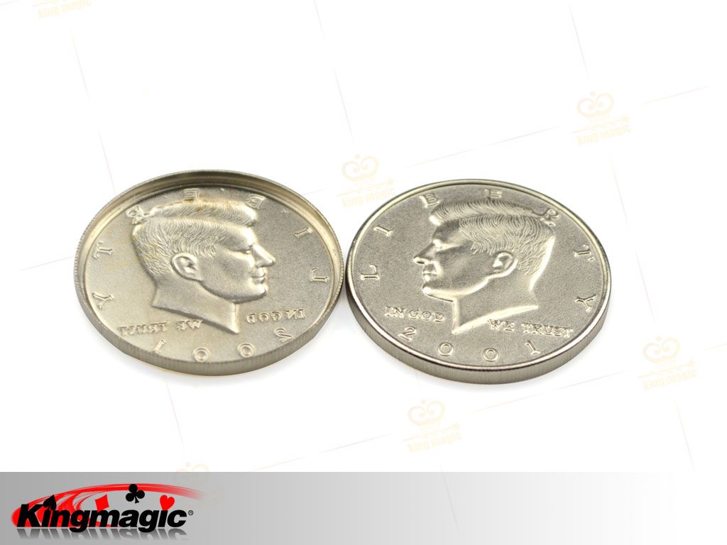 Более крупные оболочки монет (половина доллара)