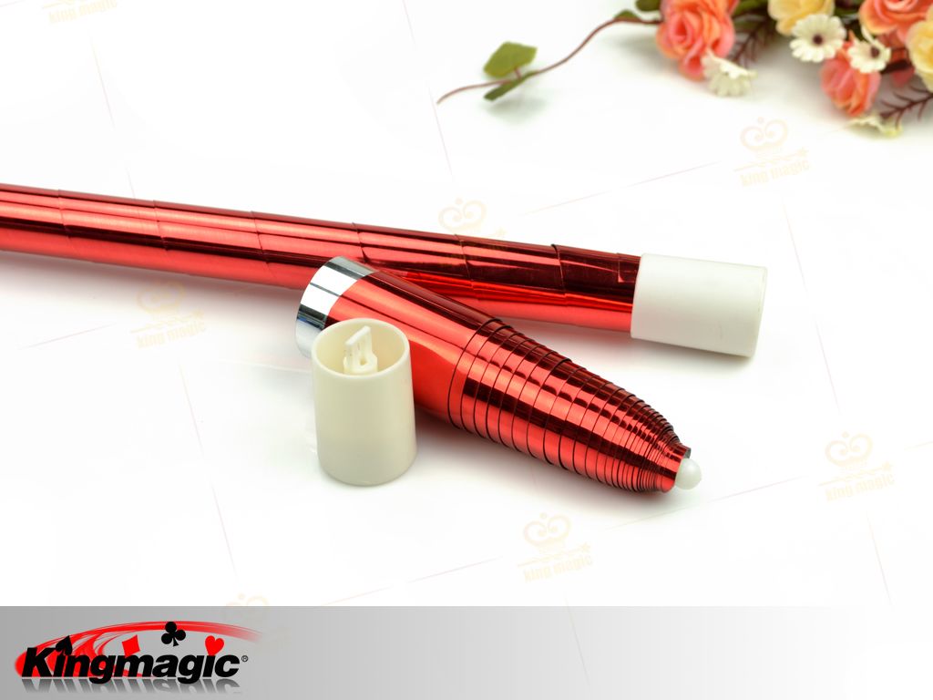 Plastic Vanishing Cane (Bright Red)