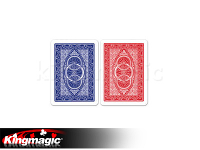 Modiano plastic marked cards for contact lenses BLUE