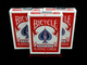 Bicicleta 808 jugando a las cartas (rojo blanco)