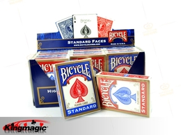 Велосипед 808 игральных карт (золото синий)