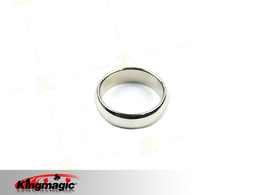 Strong Magnetic Wizard PK Ring Round Silver L