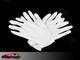 Oheň rukavice (biela farba)
