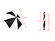 Black White Umbrella Production (Medium)