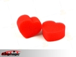 2 Small Sponge Hearts