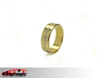 Δαχτυλίδι χρυσό PK γράμματα 19mm (μεσαία)