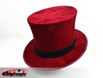  Folding Top Hat - Red 