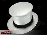  Folding Top Hat - silvery 