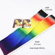 虹のストリーマを変更する色のシルク スカーフ/