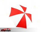 إنتاج مظلة بيضاء حمراء (صغير)